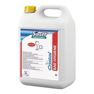 Sutter Bar Hygiene aktív klórt tartalmazó gépi mosogatószer 5kg 4kanna/gyűjtő