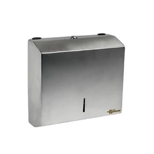 Bisk hajtogatott kéztörlő adagoló inox 500lapos Bisk hajtogatott kéztörlő adagoló inox 500lapos