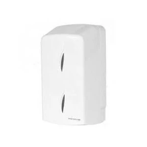 Bisk tekercses toalettpapír adagoló, dupla, 13cm, fehér Bisk tekercses toalettpapír adagoló, dupla, 13cm, fehér