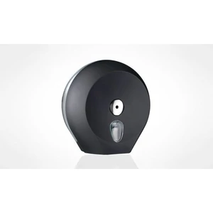 Trend eü. papír tartó MINI jumbo 23 cm ABS fekete soft touch/átlátszó