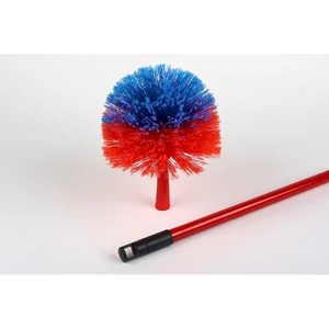 Kerek pókhálózó kefe teleszkópos nyéllel