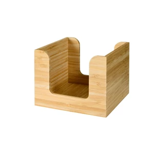 Duni bambusz szalvétatartó 13x13cm 4db/gyűjtő
