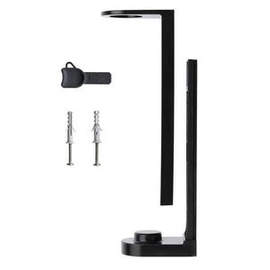 GFL fali tartó pumpás termékekhez tiplivel csavarral és kulccsal ABS fekete 15db/gyűjtő