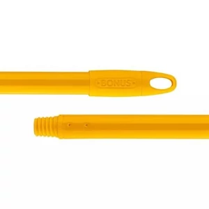 HACCP Heavy-Duty fém nyél olasz menettel 140cm sárga műanyag bevonatta