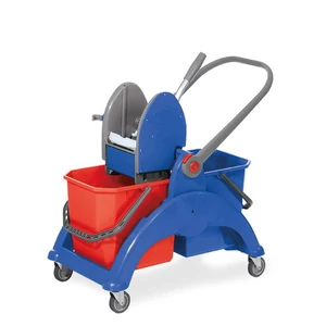 VDM SKY Duomop kétvödrös felmosókocsi 2x15l műanyag karral moppréssel