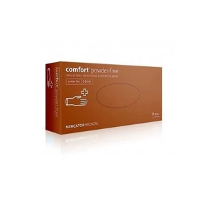 Comfort púdermentes latex vizsgálókesztyű L méret 10x100db/karton