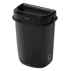 AT Plaza szemetes rejtett fedéllel falra szerelhető 32L PP fekete