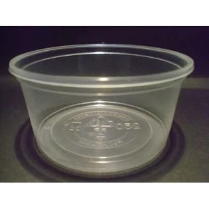 Hagner kerek tálka víztiszta PP D101mm 125ml 1000db/gyűjtő