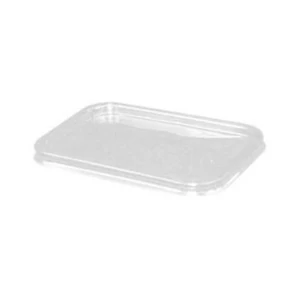 Műanyag szögletes tálka tető 500-1200ml-es tálkához víztiszta 8x50db/gyűjtő