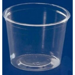 Műanyag öntetes tálka 100 ml tetővel, 2000 db/# 5 gr/db