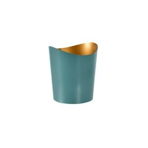 Duni Ripple gyertyatartó Ocean Teal 80x70mm 6db/gyűjtő