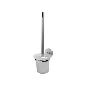 Bisk Chroma WC kefe üveg tartóval falra szerelhető inox króm