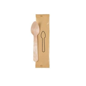 Duni BioPak fa kávéskanál csomag Waxed Wood 110mm 1x250db/gyűjtő