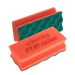 Vileda PUR Active szivacs piros 7x15x4,5cm 10db/csomag