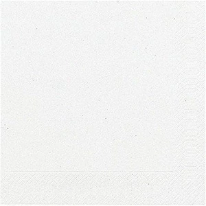 Duni szalvéta fehér 3 rétegű 33x33cm 12x20db/gyűjtő