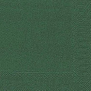 Duni szalvéta Dark green 3 rétegű 33x33cm 12x20db/gyűjtő