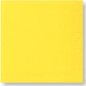 Duni szalvéta sárga 3 rétegű 33x33cm 12x20db