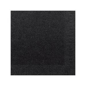 Duni szalvéta fekete 3 rétegű 33x33cm 8x125db/gyűjtő