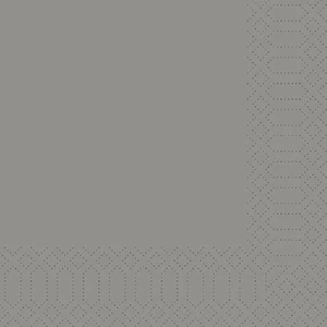 Duni szalvéta Granite grey 3 rétegű 33x33cm 4x250db/gyűjtő