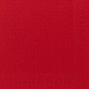 Duni szalvéta piros 2 rétegű 24x24cm 8x300db/gyűjtő