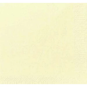 Duni szalvéta krém  3 rétegű 24x24 8x250db/gyűjtő