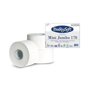 BulkySoft prémium mini jumbo toalettpapír 2 rétegű M9 D19 170m cell 12tek/gyűjtő