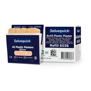 Cederroth Salvequick műanyag sebtapasz utántöltő 6x40db/gyűjtő