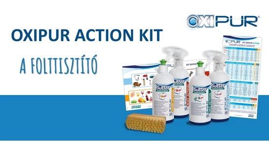 Az eddig moshatatlannak hitt foltokat is kimossuk! Megoldás: Sutter Oxipur Action Kit folttisztító készlet
