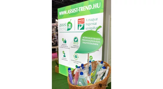 A TV2 TrendMánia forgatott a SIRHA-n: kisfilm az Assist-Trend környezettudatos termékeiről