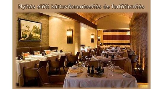 Nyitás előtt kártevőmentesítés és fertőtlenítés!