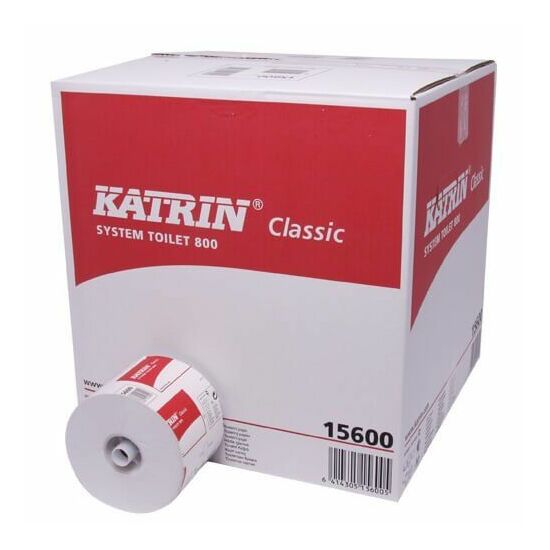 Katrin classic system kistekercses toalettpapír 2 rétegű, 13,5 cm, 800 lap, 100 m