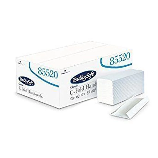 BulkySoft classic C hajtogatott kéztörlő 2 rétegű, 31x23 cm 153 lap cell