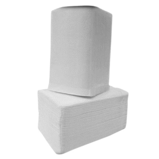 Trend V hajtogatott kéztörlő 2rtg 22x22cm 200 lap fehérített 20cs/gyűjtő