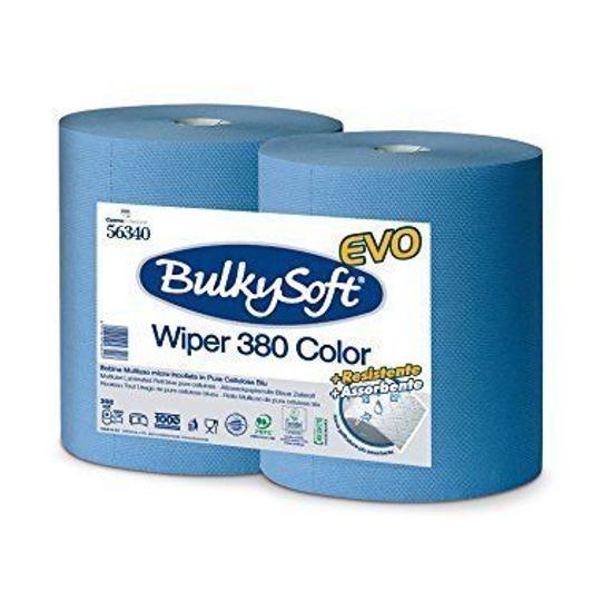 BulkySoft premium belsőmagos ipari törlőpapír kék 2 rétegű M36 D28 1000 lap cell
