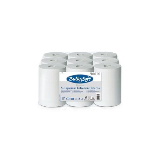 BulkySoft premium belsőmagos ipari törlőpapír 2 rétegű M22 D13 200lap 60m 9tek/gyűjtő
