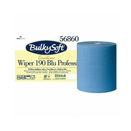 BulkySoft excellence ipari törlőpapír kék 3 rétegű M36 D29 500 lap 190 m cell