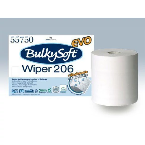 BulkySoft classic belsőmagos ipari törlőpapír 2 rétegű M26 D26 800 lap 208 m cell