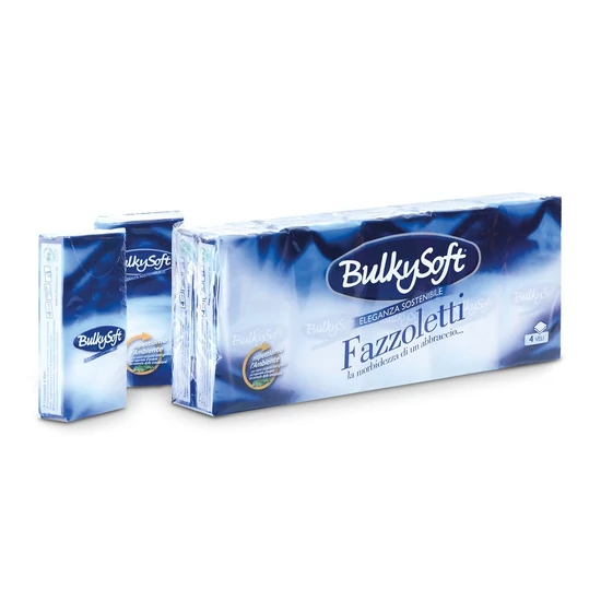 BulkySoft papír zsebkendő 4 rétegű cell