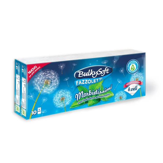 BulkySoft papírzsebkendő 4rtg cell 24x(10x9)db/gyűjtő