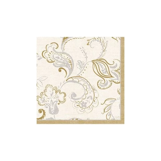 Dunisoft szalvéta Golden Grace Cream 40x40cm 12x12db/gyűjtő