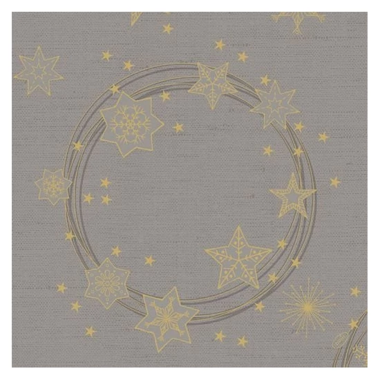 Dunisoft szalvéta Star Shine Granite Grey 40x40cm 12x12db/gyűjtő