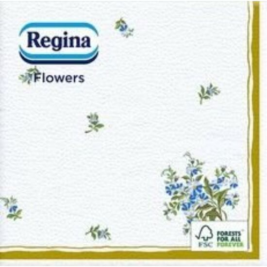 Regina Virág mintás szalvéta 1 rétegű 33x34cm 20x60db/gyűjtő