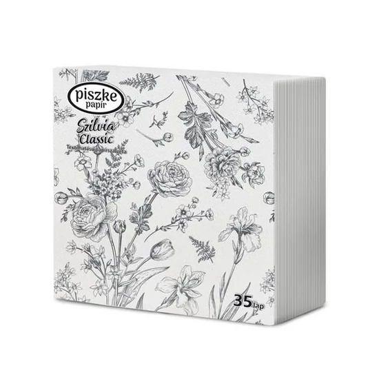 Szilvia Classic kevert szalvéta 2rtg 32,4x33cm 24x35db/gyűjtő