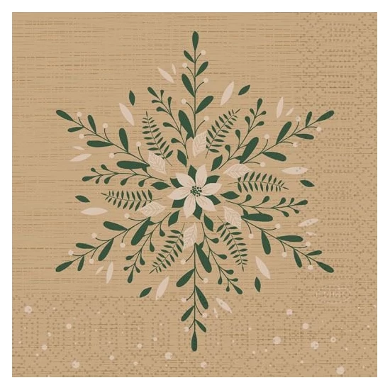Bio-Duni szalvéta Natural Charm 3rtg 24x24cm 12x20db/gyűjtő