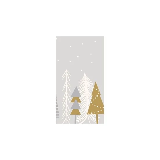 Duni szalvéta Winter Trees 3rtg 33x40cm 12x15db/gyűjtő