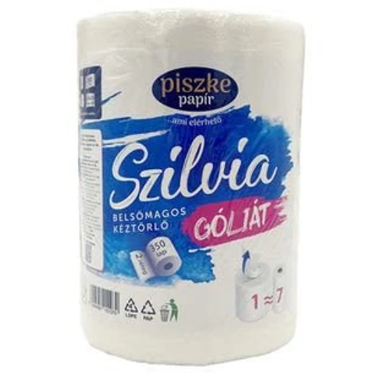 Szilvia Góliát belsőmagos törlőpapír 2rtg M23 D17 73,5m 350lap cell 6tek/gyűjtő