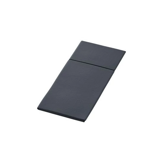 Bio-Duniletto slim evőeszköztartó szalvéta fekete 40x33cm 4x65db/gyűjtő