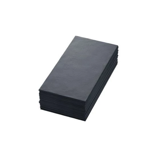 Dunilin szalvéta fekete 48x48cm 1/8 6x36db/gyűjtő