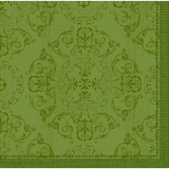 Dunilin szalvéta Opulent Leaf Green 40x40cm 12x45db/gyűjtő