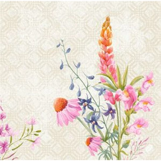 Dunisoft szalvéta Floret 40x40cm 6x60db/gyűjtő